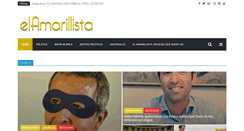 Desktop Screenshot of elamarillista.com