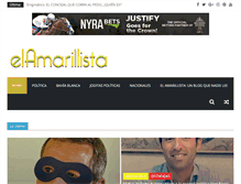 Tablet Screenshot of elamarillista.com